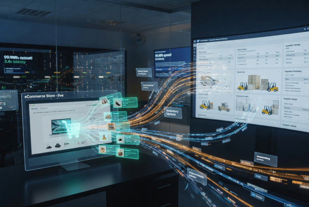 eCommerce-erp-data-flow